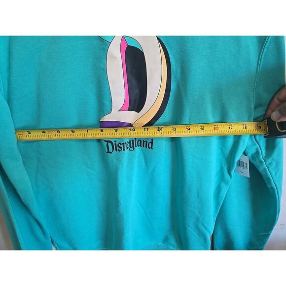 Disney Disneyland Resort Pullover Sweater Adult Size S NWT Green - Picture 9 of 10